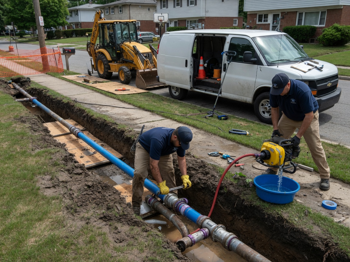 Water Line Repair work by Woodbridge Water Line Pros in Woodbridge, VA