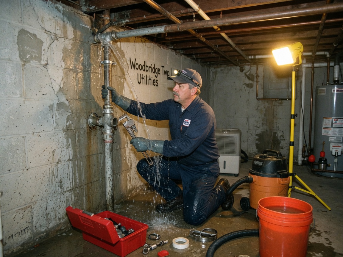Emergency Water Leak Repair in Woodbridge