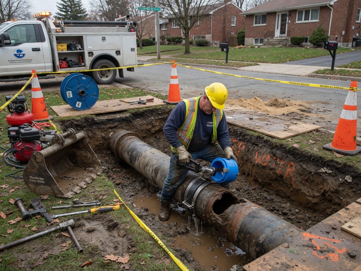 Main Water Line Repair in Woodbridge