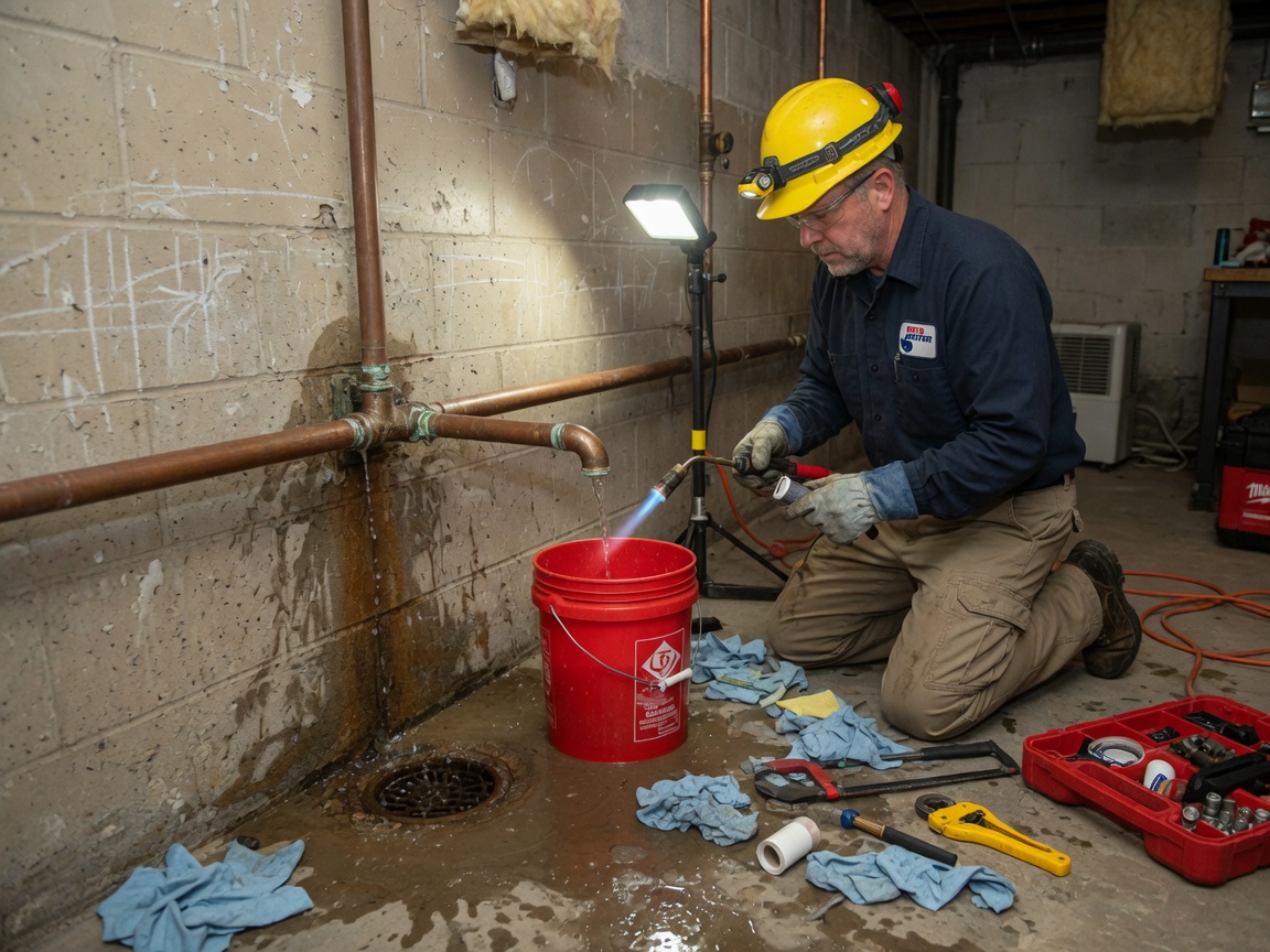 Water Pipe Leak Repair in Woodbridge