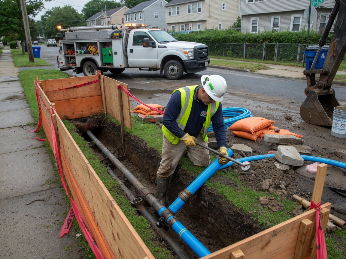 Water Service Line Replacement in Woodbridge